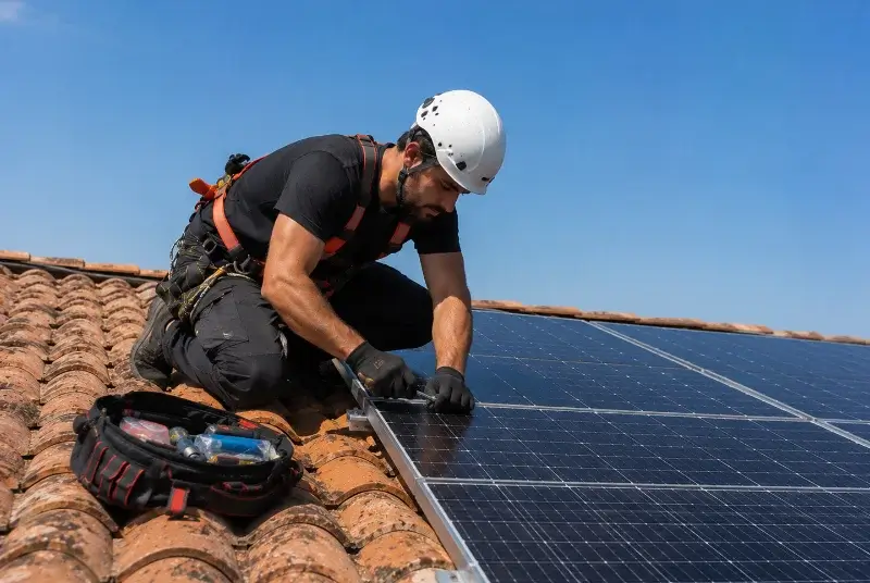 Maintenance et monitoring de panneaux solaires à Réal